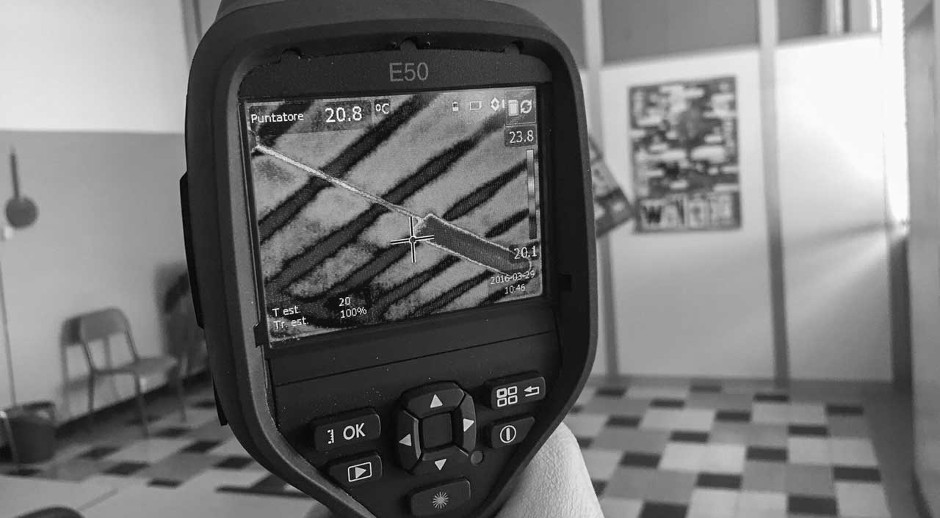Verifica ponti termici, consulenza per la posa di cappotti e ricerca perdite tramite utilizzo di termo camera flirt